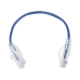 Cable de Parcheo Slim UTP Cat6 - 20 cm (7.87 Pulgadas) Azul Diámetro Reducido (28 AWG)