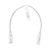 Cable de Parcheo Slim UTP Cat6 - 30 cm (11.81 Pulgadas) Gris Diámetro Reducido (28 AWG)
