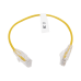 Cable de Parcheo Slim UTP Cat6 - 30 cm (11.81 Pulgadas) Amarillo Diámetro Reducido (28 AWG)