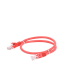 Cable de Parcheo UTP Cat6 - 0.5 Metros (1.64 Pies) - Rojo