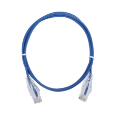Cable de Parcheo Slim UTP Cat6 - 1 Metro (3.28 Pies), Azul, Diámetro Reducido (28 AWG) Cable de Parcheo Slim UTP Cat6 - 1 Metro (3.28 Pies), Azul, Diámetro Reducido (28 AWG)