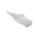 Cable de Parcheo Slim UTP Cat6 - 1 Metro (3.28 Pies), Blanco, Diámetro Reducido (28 AWG)
