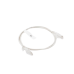 Cable de Parcheo Slim UTP Cat6 - 1 Metro (3.28 Pies), Blanco, Diámetro Reducido (28 AWG)