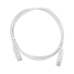 Cable de Parcheo Slim UTP Cat6 - 1.5 Metros (4.92 Pies) Blanco Diámetro Reducido (28 AWG)