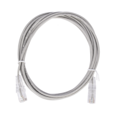 Cable de Parcheo Slim UTP Cat6 - 2 Metros (6.56 Pies) Gris Diámetro Reducido (28 AWG) Cable de Parcheo Slim UTP Cat6 - 2 Metros (6.56 Pies) Gris Diámetro Reducido (28 AWG)
