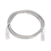 Cable de Parcheo Slim UTP Cat6 - 2 Metros (6.56 Pies) Gris Diámetro Reducido (28 AWG)