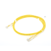 Cable de Parcheo Slim UTP Cat6 - 2 Metros (6.56 Pies) Amarillo Diámetro Reducido (28 AWG)