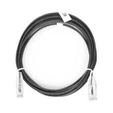 Cable de Parcheo Slim UTP Cat6 - 3 Metros (9.84 Pies) Negro Diámetro Reducido (28 AWG) Cable de Parcheo Slim UTP Cat6 - 3 Metros (9.84 Pies) Negro Diámetro Reducido (28 AWG)
