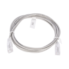 Cable de Parcheo Slim UTP Cat6 - 3 Metros (9.84 Pies) Gris Diámetro Reducido (28 AWG) Cable de Parcheo Slim UTP Cat6 - 3 Metros (9.84 Pies) Gris Diámetro Reducido (28 AWG)