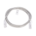 Cable de Parcheo Slim UTP Cat6 - 3 Metros (9.84 Pies) Gris Diámetro Reducido (28 AWG)