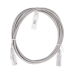 Cable de Parcheo Slim UTP Cat6 - 3 Metros (9.84 Pies) Gris Diámetro Reducido (28 AWG)