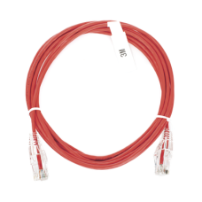 Cable de Parcheo Slim UTP Cat6 - 3 Metros (9.84 Pies) Rojo Diámetro Reducido (28 AWG) Cable de Parcheo Slim UTP Cat6 - 3 Metros (9.84 Pies) Rojo Diámetro Reducido (28 AWG)