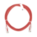 Cable de Parcheo Slim UTP Cat6 - 3 Metros (9.84 Pies) Rojo Diámetro Reducido (28 AWG)