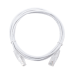 Cable de Parcheo Slim UTP Cat6 - 3 Metros (9.84 Pies) Blanco Diámetro Reducido (28 AWG)