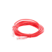 Cable de Parcheo Slim UTP Cat6A - 5 Metros (16.40 Pies) Rojo, Diámetro Reducido (28 AWG)