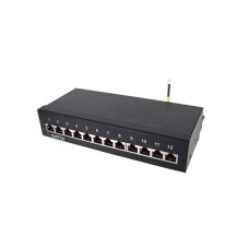 Panel de parcheo de impacto (110) Blindado (STP) de 12 puertos Cat5e, 10in