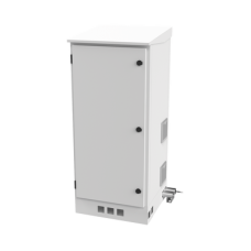 Gabinete de Piso para Exterior con Ventiladores y Termostato con Rack de 19 Gabinete de Piso para Exterior con Ventiladores y Termostato con Rack de 19