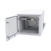 Gabinete PROFUNDO hasta 705 mm  de profundidad, de Exterior de 9UR con Ventiladores y Termostato, Se envía el Gabinete Armado, (Montaje a poste o torre se vende por separado).