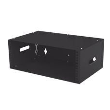 Gabinete para Montaje en Pared liviano, 4 Unidades de rack, Profundidad máxima de trabajo 250 mm, Se envía el Gabinete Armado.