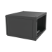 Gabinete para Montaje en Pared, con Puerta de Cristal Templado, Cuerpo Fijo, con 6 Unidades de Rack, de 19in, Fabricado en Acero