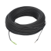 Rollo de Fibra Óptica Drop Redonda G657A2 Monomodo Simplex de 200 Metros con Conectores SC/APC-SC/APC para Instalaciones Aéreas, Subterráneas o a la Intemperie