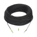 Rollo de Fibra Óptica Drop Redonda G657A2 Monomodo Simplex de 200 Metros con Conectores SC/APC-SC/APC para Instalaciones Aéreas, Subterráneas o a la Intemperie
