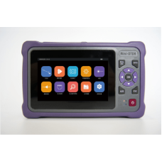 OTDR Touch para Pruebas en los Enlaces de Fibra Óptica Multimodo / Longitudes de onda  850nm y 1300nm / Función VFL 10mW / Función OPM / Función de Mapeo de cables de Red RJ45 / Recargable / Distancia de prueba de hasta 2