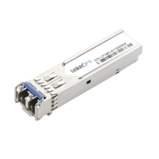 Transceptor Óptico Industrial SFP (Mini-Gbic) / Monomodo 1310 nm / 1.25 Gbps / 1000BASE / Conectores LC/UPC Dúplex / DDM / Hasta 5 km