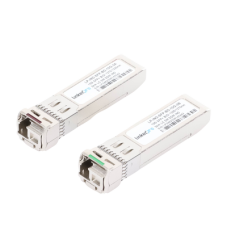 Transceptores Ópticos Industriales Bidireccionales SFP+ (Mini-Gbic) / Monomodo 1270 & 1330 nm / 10 Gbps / 10GBASE / Conector LC/UPC Simplex / DDM / Hasta 3 km / 2 Piezas Transceptores Ópticos Industriales Bidireccionales SFP+ (Mini-Gbic) / Monomodo 1270 & 1330 nm / 10 Gbps / 10GBASE / Conector LC/UPC Simplex / DDM / Hasta 3 km / 2 Piezas