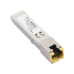Transceptor Óptico SFP a RJ45 / Auto negociación 10/100/1000 Mbps / Conector RJ45 / 1000BASE-T / Distancia de hasta 100 m. Transceptor Óptico SFP a RJ45 / Auto negociación 10/100/1000 Mbps / Conector RJ45 / 1000BASE-T / Distancia de hasta 100 m.