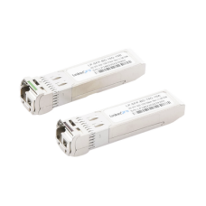 Transceptores Ópticos Bidireccionales SFP+ (Mini-Gbic) / Monomodo 1270 & 1330 nm / 10 Gbps / 10GBASE-BX / Conector LC/UPC Simplex / DDM / Hasta 10 km / 2 Piezas Transceptores Ópticos Bidireccionales SFP+ (Mini-Gbic) / Monomodo 1270 & 1330 nm / 10 Gbps / 10GBASE-BX / Conector LC/UPC Simplex / DDM / Hasta 10 km / 2 Piezas