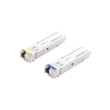 Transceptores Ópticos Bidireccionales SFP (Mini-Gbic) / Monomodo 1550 & 1550 nm / 1.25 Gbps / 1000BASE-BX / Conector LC/UPC Simplex / DDM / Hasta 140 km / 2 Piezas Transceptores Ópticos Bidireccionales SFP (Mini-Gbic) / Monomodo 1550 & 1550 nm / 1.25 Gbps / 1000BASE-BX / Conector LC/UPC Simplex / DDM / Hasta 140 km / 2 Piezas