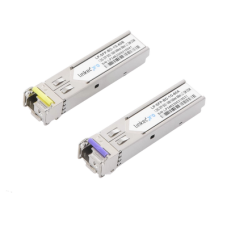 Transceptores Ópticos Bidireccionales SFP (Mini-Gbic) / Monomodo 1490 & 1550 nm / 1.25 Gbps / 1000BASE-BX / Conector LC/UPC Simplex / DDM / Hasta 60 km / 2 Piezas Transceptores Ópticos Bidireccionales SFP (Mini-Gbic) / Monomodo 1490 & 1550 nm / 1.25 Gbps / 1000BASE-BX / Conector LC/UPC Simplex / DDM / Hasta 60 km / 2 Piezas