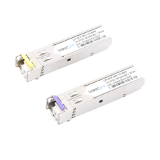 Transceptores Ópticos Bidireccionales SFP (Mini-Gbic) / Monomodo 1490 & 1550 nm / 1.25 Gbps / 1000BASE-BX / Conector LC/UPC Simplex / DDM / Hasta 80 km / 2 Piezas Transceptores Ópticos Bidireccionales SFP (Mini-Gbic) / Monomodo 1490 & 1550 nm / 1.25 Gbps / 1000BASE-BX / Conector LC/UPC Simplex / DDM / Hasta 80 km / 2 Piezas