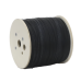 Carrete de 2 Kilómetros de Fibra Óptica Drop Plana, Interior/Exterior G.657A2 Monomodo de 1 Hilo (Unifibra), Dieléctrica, Forro Negro, Compatible con Conectores FASC, FASCUP, FASCLC