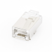 Conector RJ45 para Cable FTP/STP Categoría 5E - Blindado con Pin a Tierra