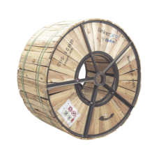 Carrete de 4 Kilómetros de Fibra Óptica para Exterior G.652D, Armada, Monomodo de 6 Hilos, Loose Tube, Color Negro, para Instalación en Ducto Subterráneo o Enterrado Directo