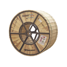 Carrete de 4 km de Fibra Óptica Aérea (ADSS) G.652D, Monomodo de 6 Hilos, Exterior, Span 100, Loose Tube