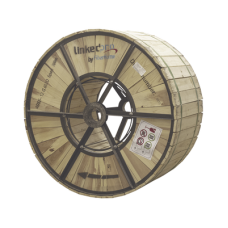 Carrete de 4 km de Fibra Óptica Aérea (ADSS) G.652D, Monomodo de 12 Hilos, Exterior, Span 200, Loose Tube