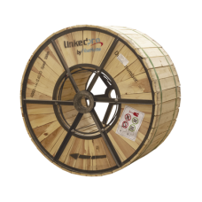 Carrete de 4 km de Fibra Óptica Aérea (ADSS) G.652D, Monomodo de 144 Hilos, Exterior, Span 100, Loose Tube