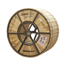 Carrete de 4 km de Fibra Óptica Aérea (ADSS) G.652D, Monomodo de 36 Hilos, Exterior, Span 100, Loose Tube