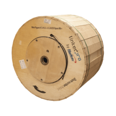 Carrete de 4 Kilómetros de Fibra Óptica Aérea Mini Figura 8, G.652D, Monomodo de 6 Hilos, Exterior, Span 80, Loose Tube