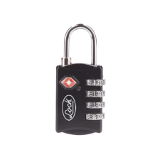Candado de Combinación Maletero Negro TSA / Medida 30 mm/ / Nivel de seguridad 3 / Discos Programables.