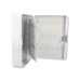 Caja para llaves con capacidad para 60 llaves/ Medidas 200 x 250 x 75 mm  (ancho x alto x profundidad)/ Fabricada en acero/ Cerradura con llave.