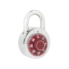 Candado de Combinación / Medida 50 mm/ Nivel de Seguridad 3 / Combinación de Disco / Color Rojo.