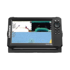 Eagle-9 ecosonda en pantalla horizontal IPS de 9 pulgadas, incluye transductor skimmer 50/200 kHz