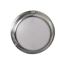 Luz led marina tipo domo con activación táctil, emite luz de color blanco y azul de 244 lúmenes, para uso exterior e interior, fabricado bajo norma de protección IP68.