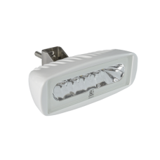 Luz led marina Caprera2 con bracket, emite luz color blanco y azul de 1000 lúmenes, fabricado bajo norma de protección IP67.