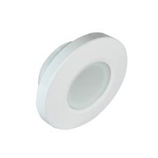 Luz led marina serie Orbit, emite luz de color blanco de 160 lúmenes, para uso interior o exterior, fabricado bajo norma de protección IP67.