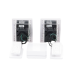 (Caseta Wireless) Kit Hub controlador, 2 atenuadores, 2 controles remotos, 2 base mesa y 2 tapas.
